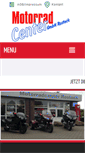 Mobile Screenshot of motorradcenter-rostock.de